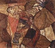 Egon Schiele The Death Struggle oil painting reproduction